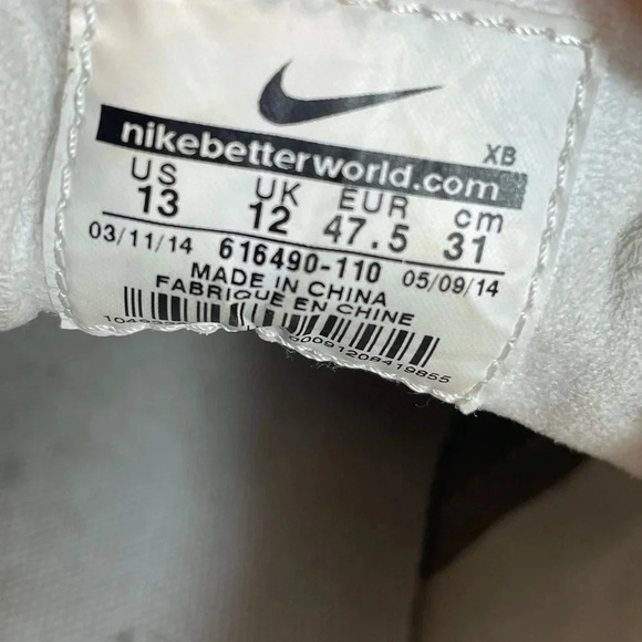 Nike SB Janoski RM White Canvas Skate Shoes Size 13 - Picture 9 of 11